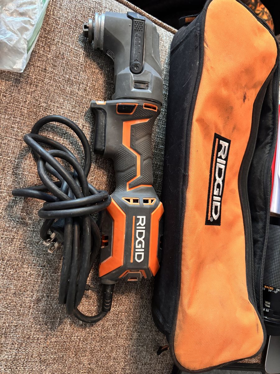 Ridgid R28602 Jobmax Corded Multi Tool W/attachmen