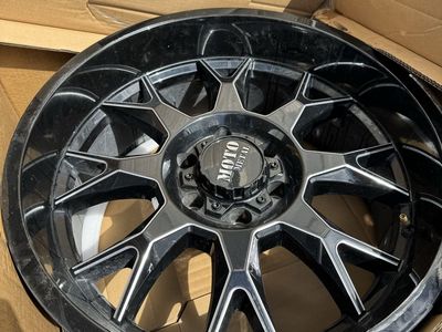 3 Moto Metal F150 Take Off Black Wheel Rims
