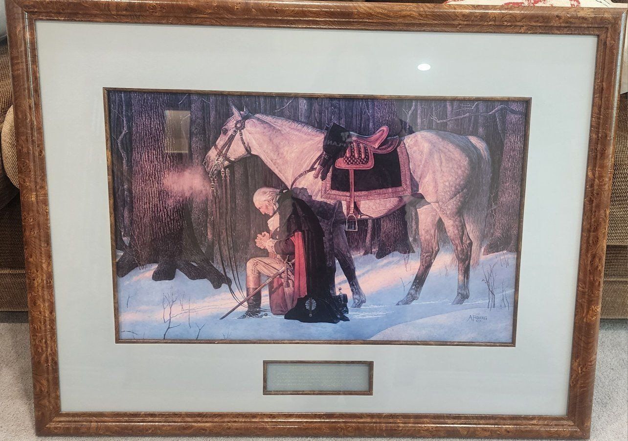 George Washington - The Prayer at Valley Forge.