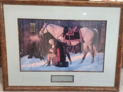 George Washington - The Prayer at Valley Forge.