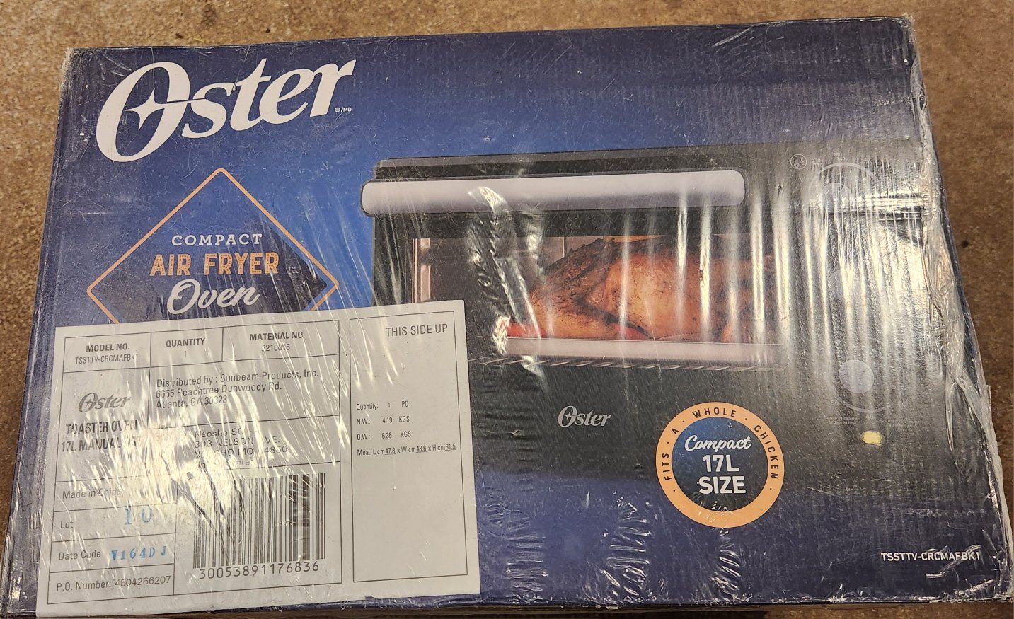 Oster Air fryer Toaster oven Brand new