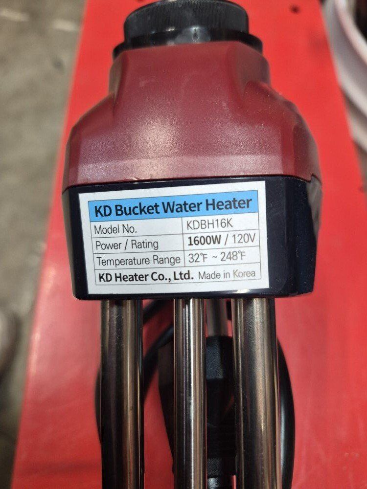 Bucket water heater KD 1600 Watt