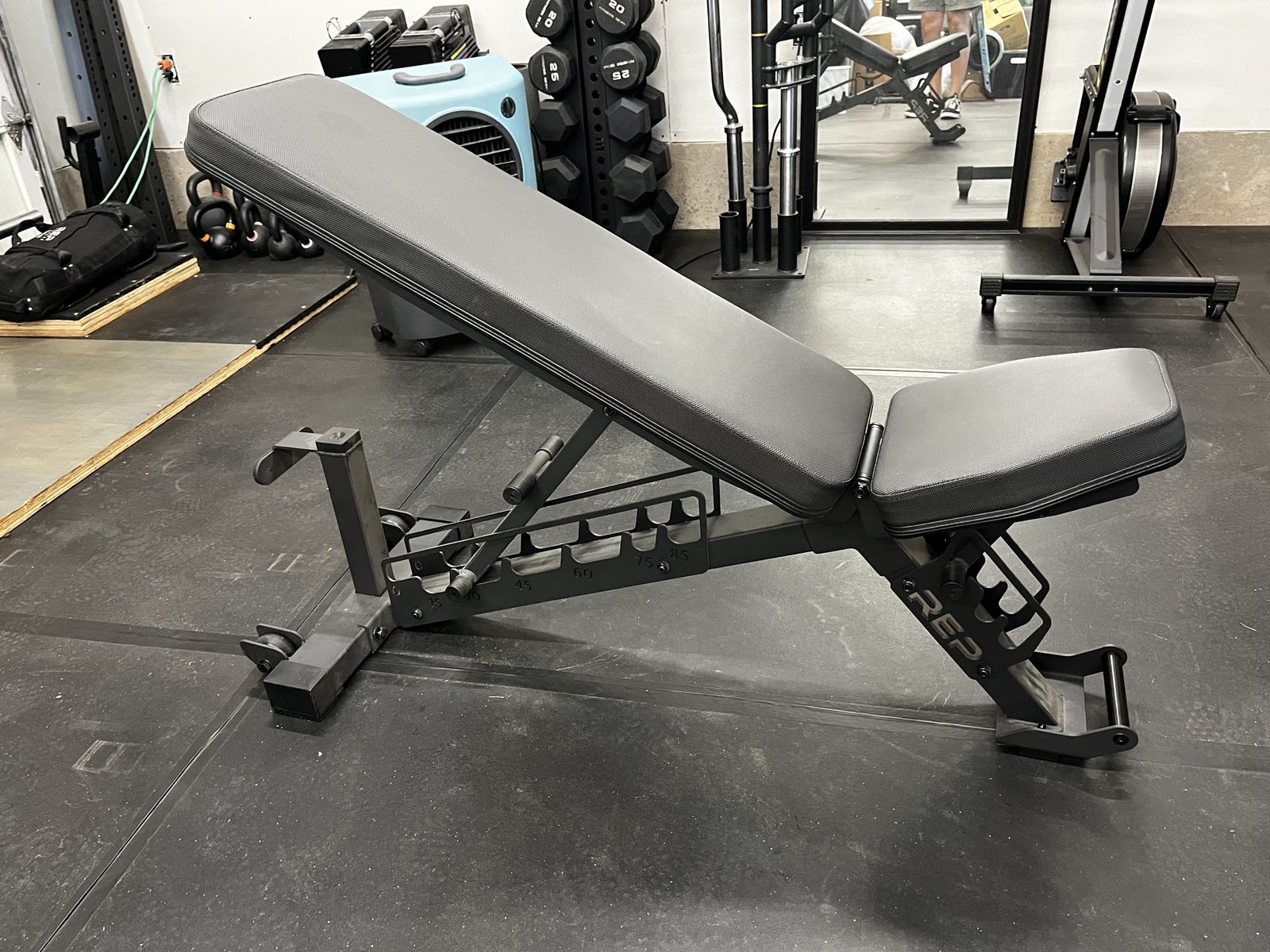 Rep Fitness AB-4100 Adjustable Weight Bench Matte Black