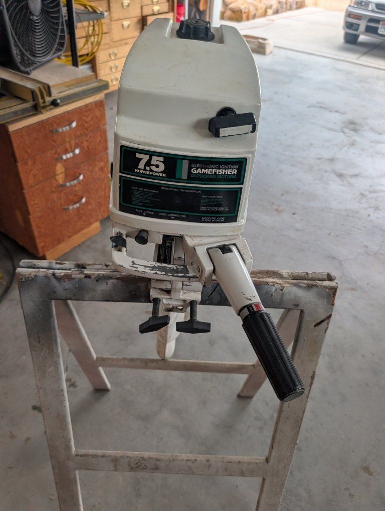 Gamefisher 7.5 HP Electronic Ignition Outboard Motor Boat Engine