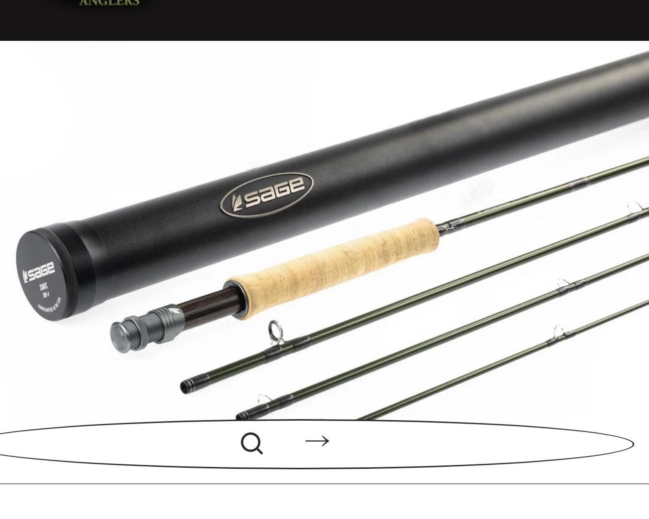TFO used fly rod, Sage Fly Rod with Case - redington fly rod and reels