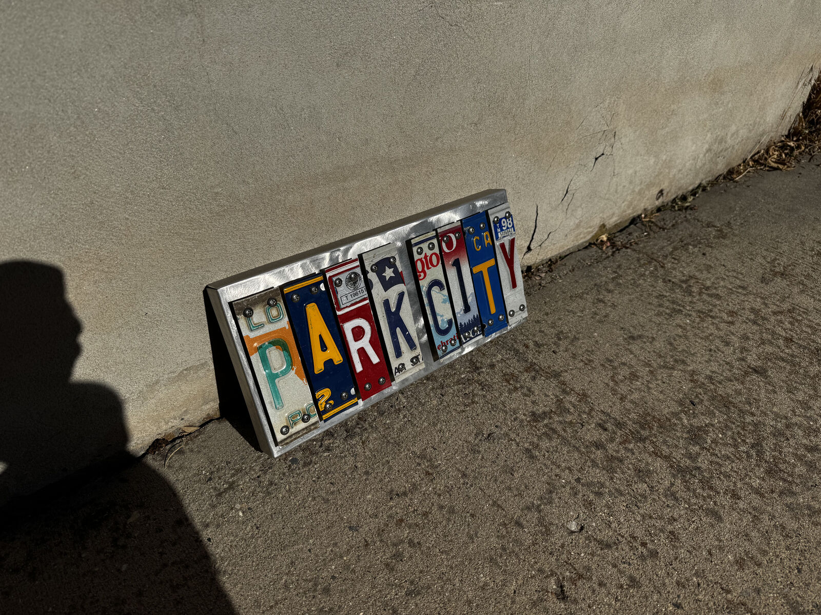 Park City License Plate Art