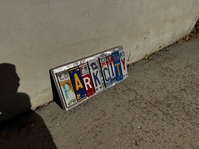 Park City License Plate Art