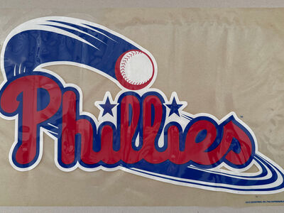 Vintage 2005 PHILADELPHIA PHILLIES Vinyl Decal Car Sticker