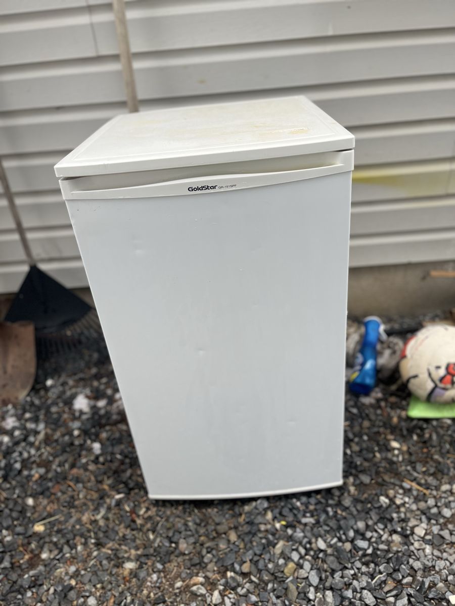 GoldStar Compact Refrigerator White Mini Fridge GR-151SPF