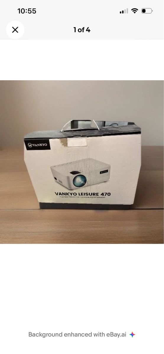 VANKYO Leisure 470 Mini Phone Projector - White New