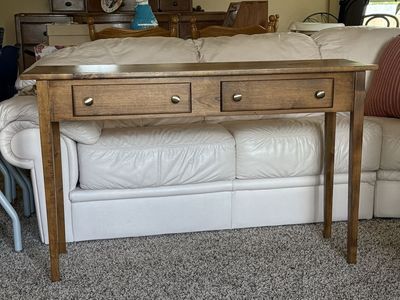 Nice solid wood console table, great condition