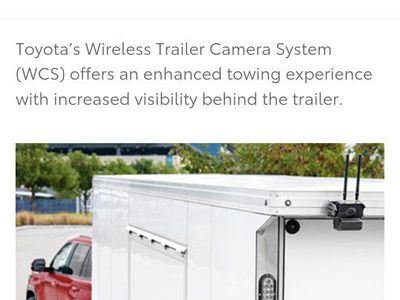 Toyota trailer camera