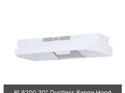 30" Ductless Range Hood (NEW)