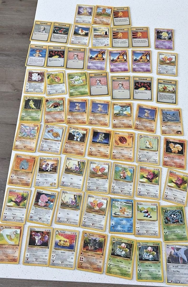 59 Vintage Pokémon Trading Card Collection Or best offer