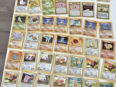 59 Vintage Pokémon Trading Card Collection Or best offer