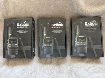 3 OXBOW RENEGADE 2.0 RADIOS