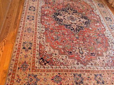 REDUCED Discounted 100% wool Indian hand woven rug