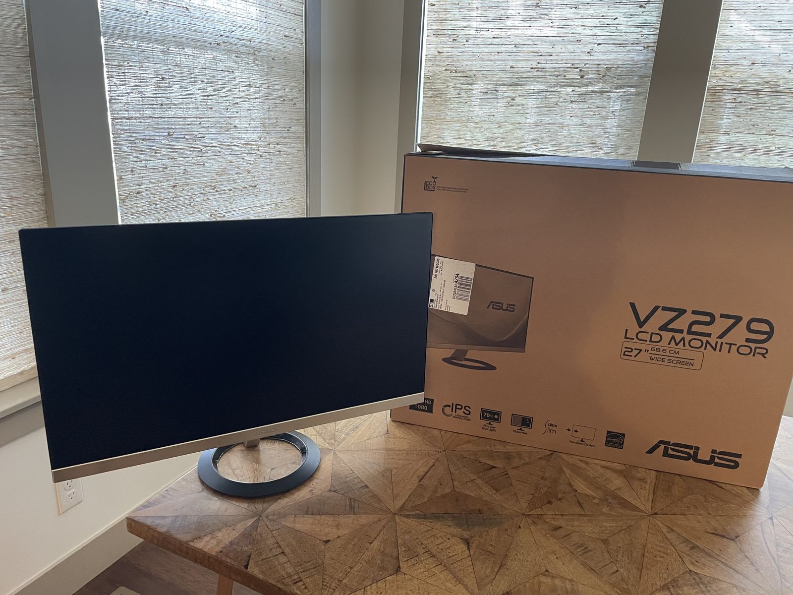 2 ASUS 27” Monitors