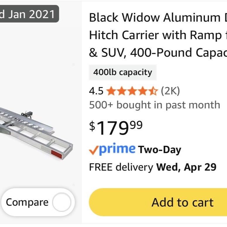 Dirt Bike Hitch Carrier