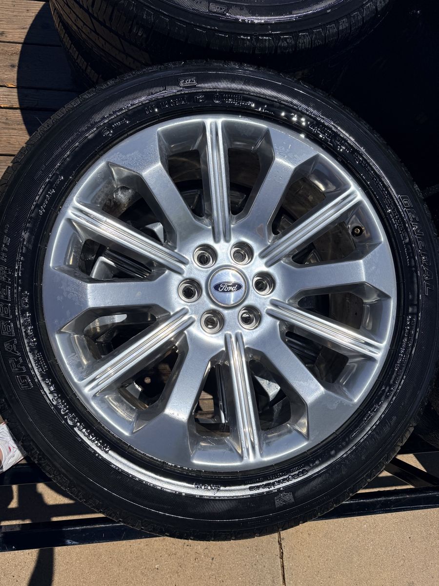 2021 Ford F150 Limited 22” OEM Wheels & Tires – Set of 4