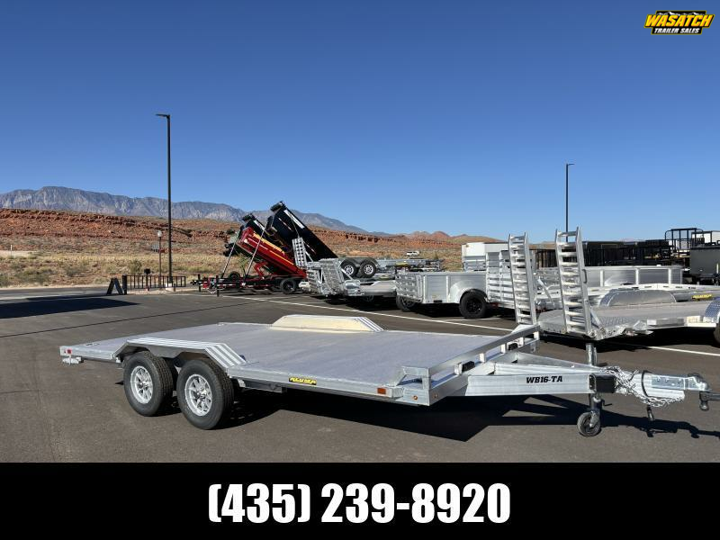 Aluma 8.5X16 7K WB16-TA Utility Trailer
