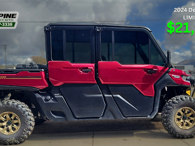 2024 Can-Am Defender Limited HD10 – Enclosed Cab – Heat & A/C