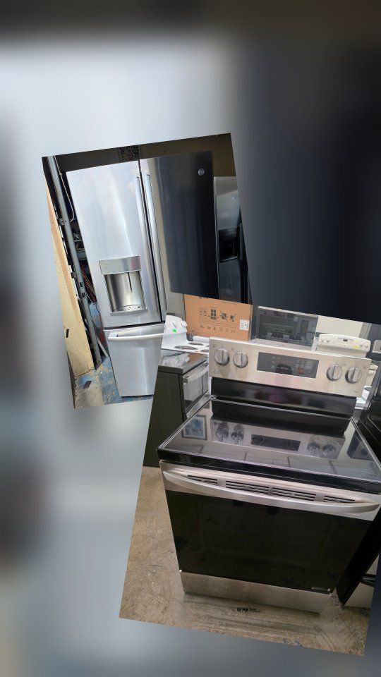 ge refrigerator and Lg electric stove