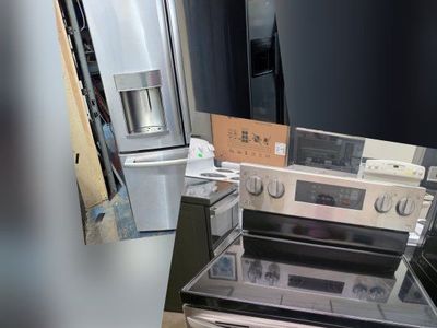 ge refrigerator and Lg electric stove