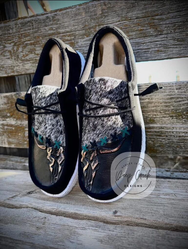 Stitch Work Custom Hey Dudes