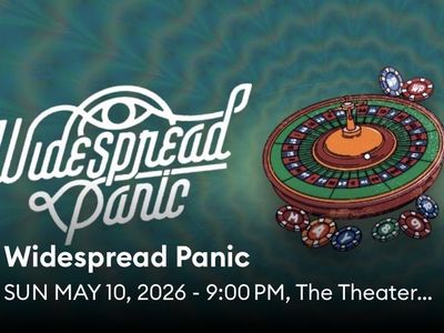 Widespread Panic Ticket 5/10/26