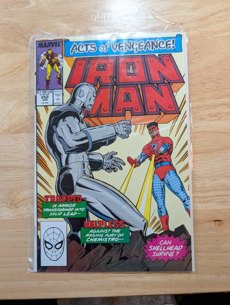 Iron Man #252 🧪 Acts of Vengeance  Iron Man vs