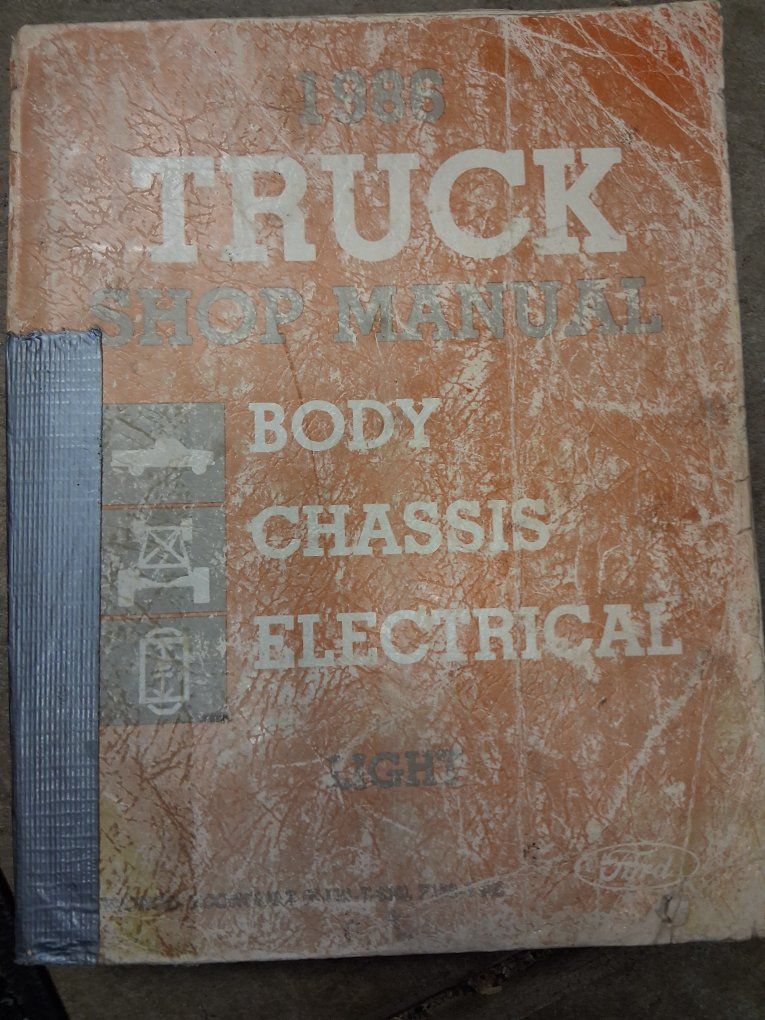 1986 Ford Service Manual Set: Light Truck, Econoline, Bronco, F150/350 - Repair & Maintenance Guides