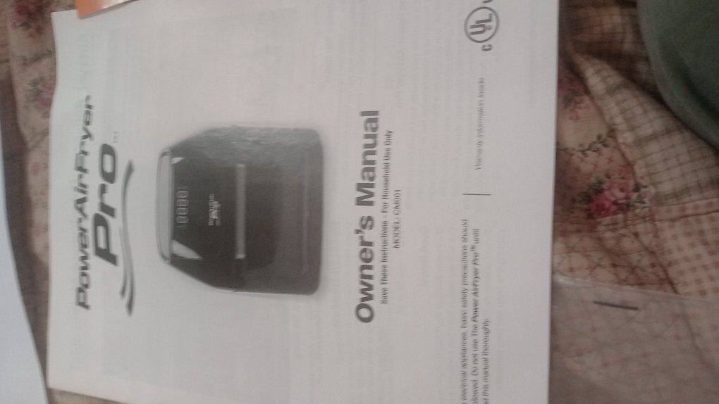 High powered air fryer and rotisserie