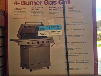 TYTUS 4-Burner Gas Grill-NEW IN BOX