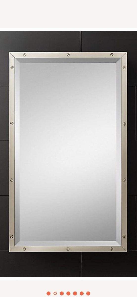 Restoration Hardware Rivet Medicine Cabinet