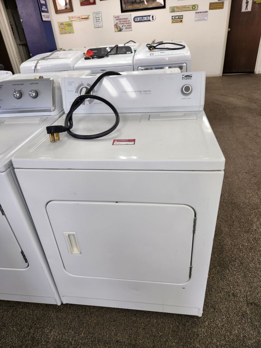 LOW PRICE GUARANTEED! ESTATE TOPLOAD ELECTRIC DRYER