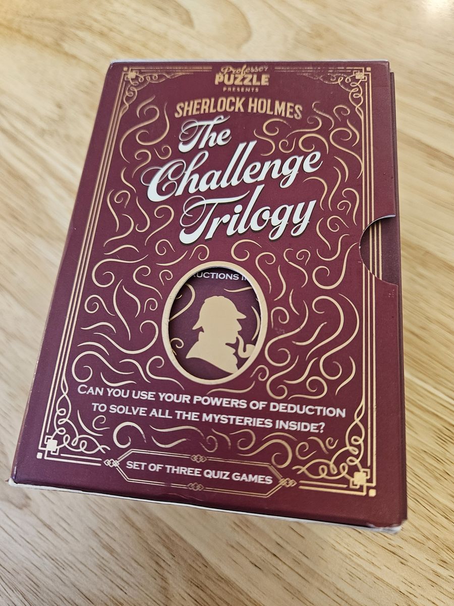 The Challenge Trilogy Sherlock Holmes Card Game
