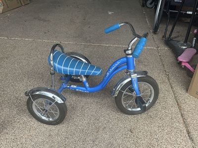 Schwinn Lil' Sting-Ray Tricycle - Blue, Vintage Style, Good Condition