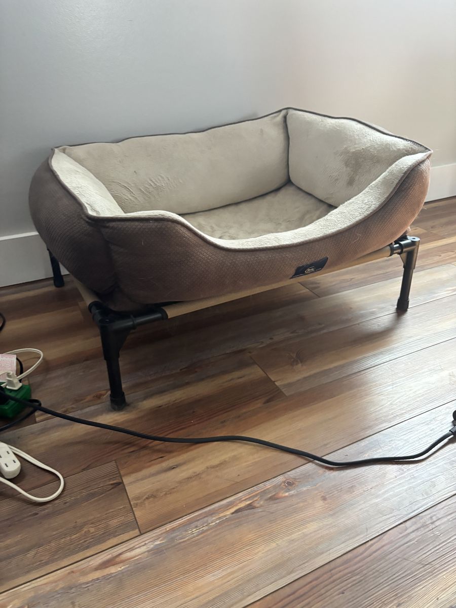 Medium sized dog bed and cot