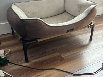 Medium sized dog bed and cot
