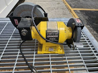 Central Machinery 8" Wet/6" Dry Bench Grinder 3450 RPM, 1/2 HP - Used Good Condition