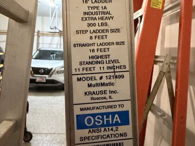 Krause Folding Ladder, 16 Ft.