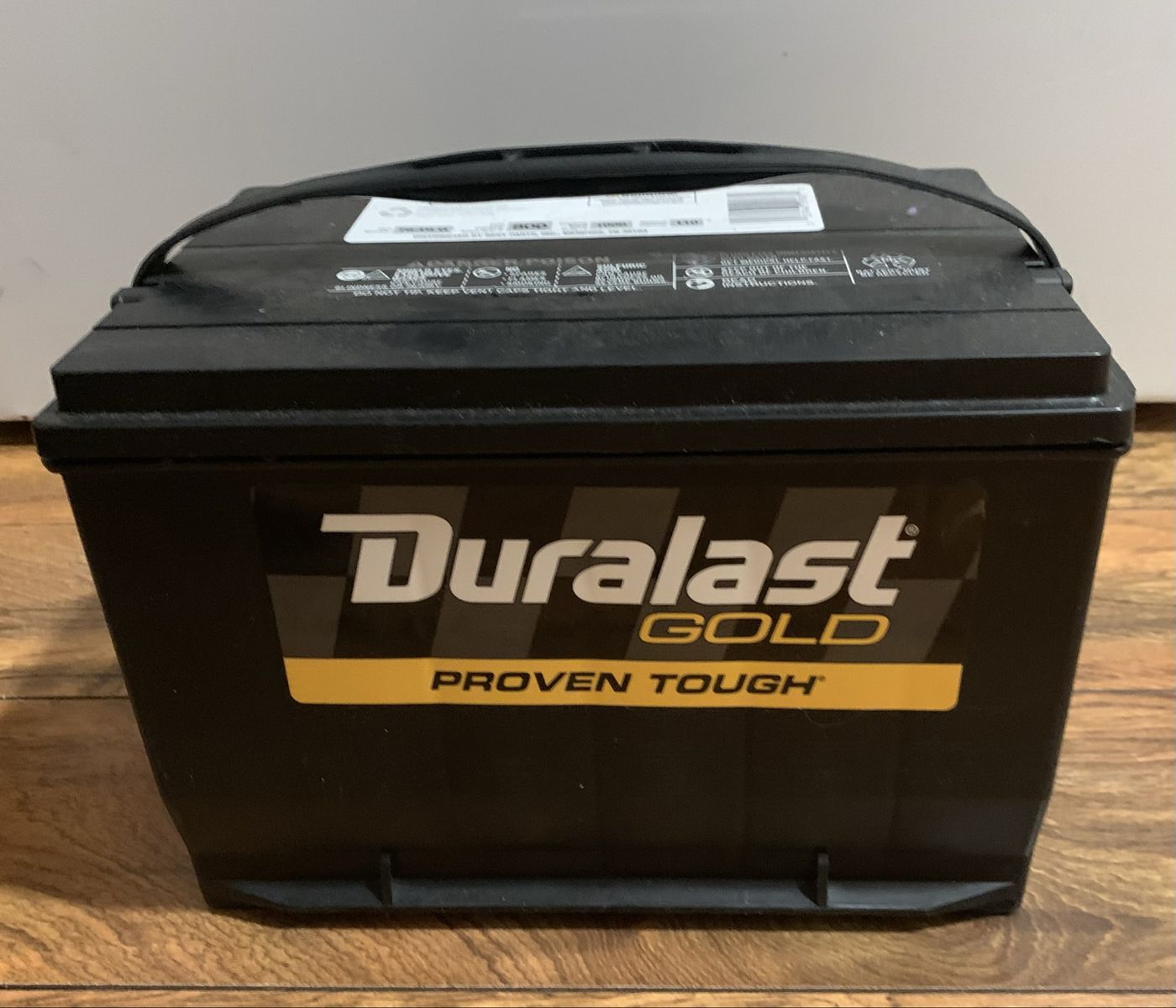 Brand new Duralast group 78 automotive battery