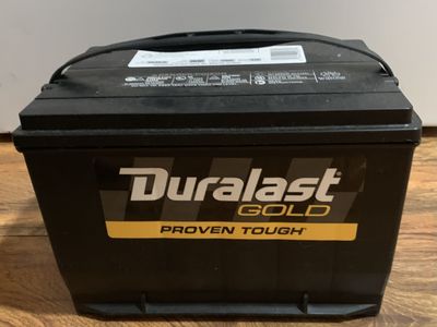 Brand new Duralast group 78 automotive battery