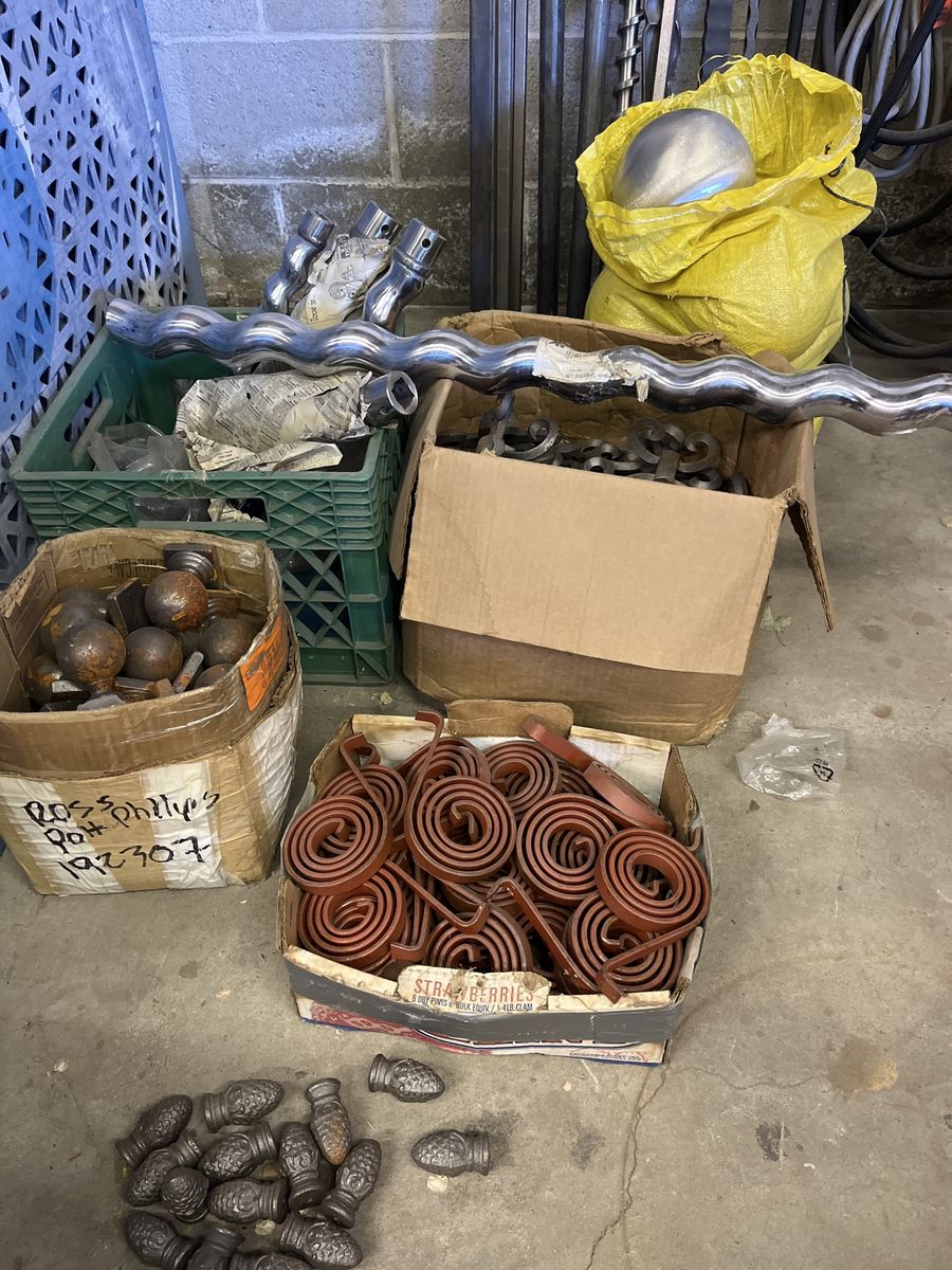 Ornamental iron parts