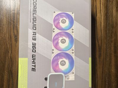 MSI MAG CORELIQUID A13 RGB 360mm All in One Liquid CPU Cooling Kit - White