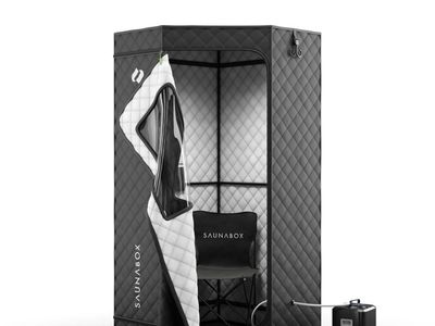 Saunabox Portable Steam Sauna with Chair & SmartSteam Pro Heating Unit