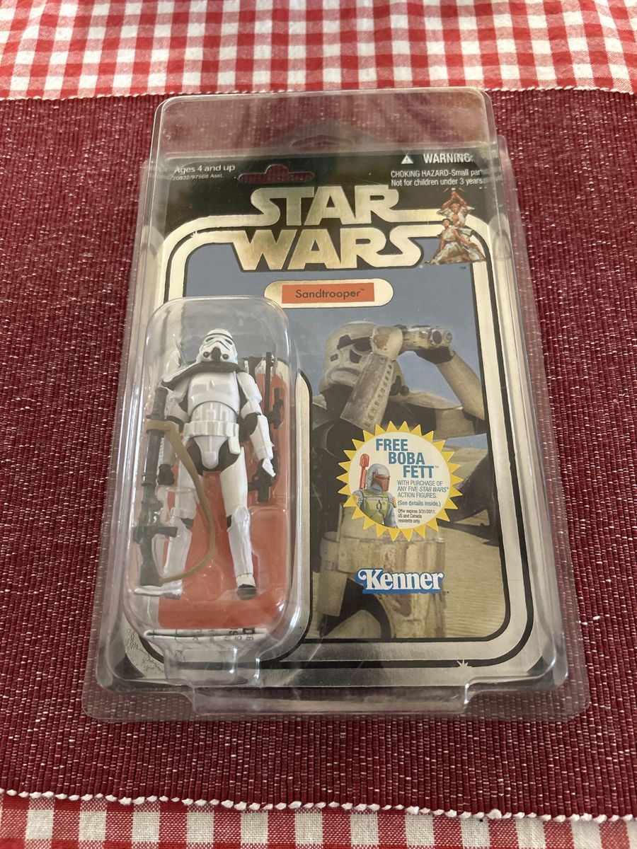 Vintage Kenner Star Wars Sandtrooper VC14 Action Figure - Free Boba Fett Offer - Factory Sealed