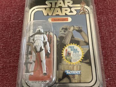 Vintage Kenner Star Wars Sandtrooper VC14 Action Figure - Free Boba Fett Offer - Factory Sealed