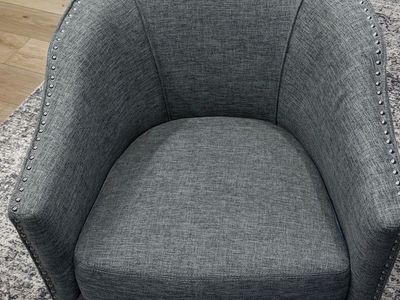 Hottinger Nailhead Barrel Chair